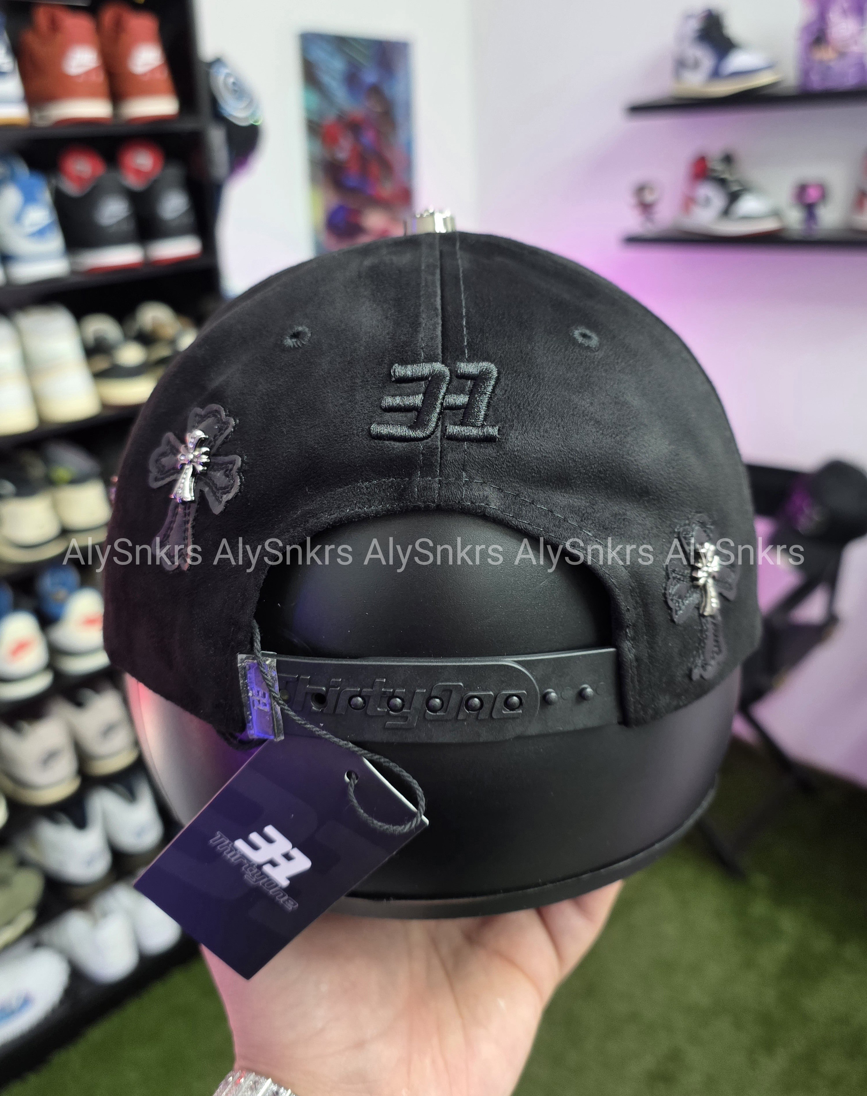 31 HATS - ThirtyOne Hats "LA CHROME CROSS" Black - Limited Edition